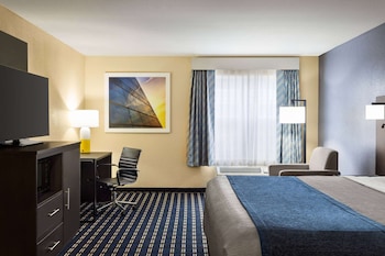 Deluxe Room, 1 King Bed, Mobility Accessible, Non Smoking (Fridge & Microwave, Roll-In Shower)