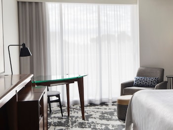 Club Room, 1 King Bed, City View