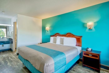 Deluxe Room, 1 King Bed, Smoking, Refrigerator & Microwave