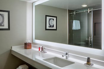 Club Room, 1 King Bed with Sofa bed (Hearing Accessible)