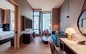 King Suite Skyline View Hearing Accessible