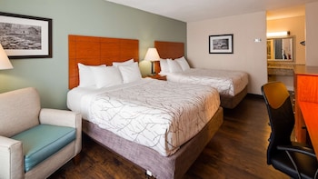 Standard Room, 2 Queen Beds, Non Smoking, Refrigerator & Microwave (Pet Friendly)