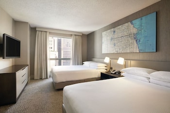 Suite, 2 Double Beds, Non Smoking, City View