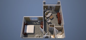 Suite, 1 King Bed with Sofa bed