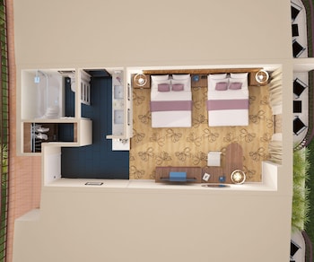 Room, 2 Queen Beds, Accessible, Ocean View (Roll-In Shower, Makai)