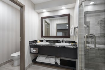 Standard Room, 2 Queen Beds, Refrigerator, Pool View (Walk-in Shower;Larger Room)