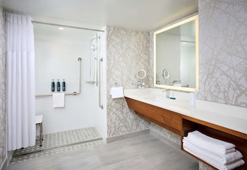 Room, 1 Queen Bed, Accessible (Mobility & Hearing, Roll-In Shower)