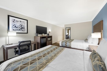 Standard Room, 2 Queen Beds, Non Smoking, Refrigerator & Microwave
