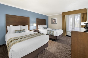 Standard Room, 2 Queen Beds, Non Smoking, Refrigerator & Microwave
