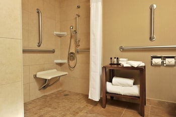 Suite, 2 Double Beds, Accessible, Microwave (Mobility & Hearing, Roll-in Shower)