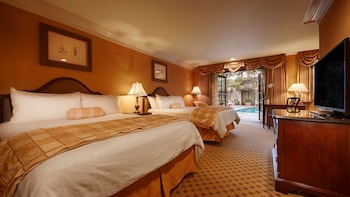 Standard Room, 2 Queen Beds, Non Smoking, Refrigerator & Microwave