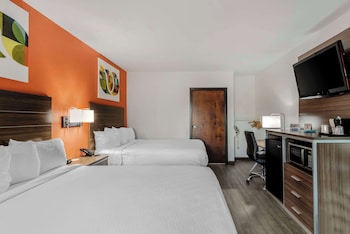 Standard Room, 2 Queen Beds, Non Smoking, Refrigerator & Microwave