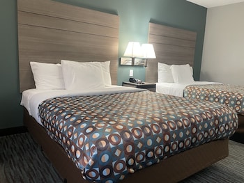 Double Room, 2 Queen Beds, Non Smoking, Refrigerator & Microwave