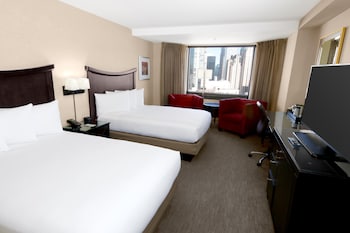 Deluxe Room, 2 Double Beds, Bathtub (Deluxe View)