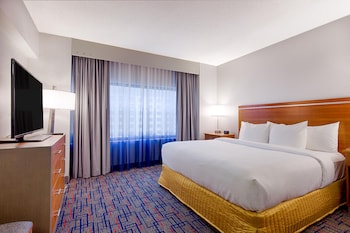 Suite, 1 King Bed with Sofa bed, Microwave