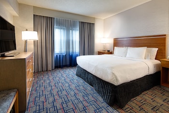 Suite, 1 King Bed with Sofa bed, Microwave