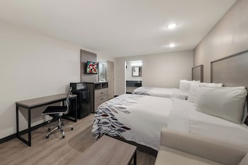 Deluxe Room, 2 Double Beds, Non Smoking, Poolside