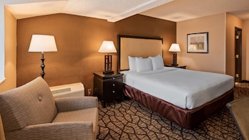 Standard Room, 1 King Bed, Non Smoking, Refrigerator & Microwave