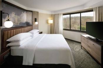 2 Room, 1 King Suite Mobility Access Roll-In Shower
