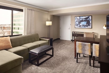 2 Room, 1 King Suite Mobility Access Roll-In Shower