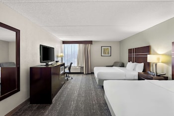 Standard Room, 2 Double Beds, Accessible, Refrigerator & Microwave