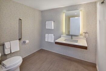 Standard Room, 1 King Bed, Hearing Accessible (Roll-In Shower)