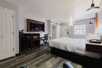 Deluxe Room, 1 King Bed, Mobility Accessible, Non Smoking (Roll-In Shower)