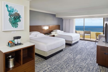 Room, 2 Queen Beds, Accessible, Ocean View (Roll-In Shower)