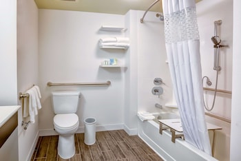 1 King Bed w/Sofabed and Accessible Bathtub