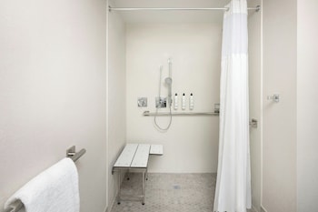 Suite, 1 King Bed with Sofa bed (Mobility/Hearing Access, Roll-in Shwr)