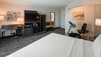 Standard Room, 1 King Bed, Non Smoking, Refrigerator & Microwave (Walk-in Shower)