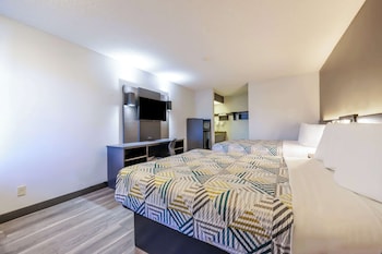 Standard Room, 2 Queen Beds, Non Smoking, Refrigerator & Microwave