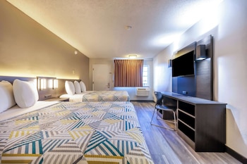 Standard Room, 2 Queen Beds, Non Smoking, Refrigerator & Microwave