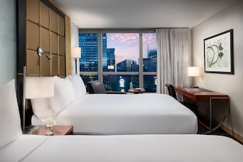 Premier Room, 2 Double Beds (Ball Drop View)