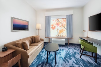 Suite, 1 King Bed with Sofa bed, Hearing Accessible