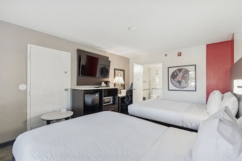 Room, 2 Double Beds, Mobility Accessible, Non Smoking (Roll-In Shower)