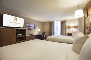 Standard Room, 2 Queen Beds, Non Smoking, Refrigerator & Microwave