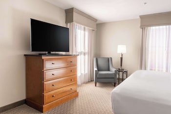 Suite, 1 King Bed with Sofa bed, Accessible (Sofa Sleeper, Roll-in Shower, 2 Rooms)