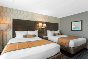 Standard Room, 2 Queen Beds, Non Smoking, Refrigerator & Microwave