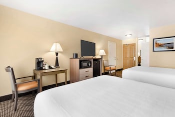 Standard Room, 2 Queen Beds, Non Smoking, Refrigerator & Microwave