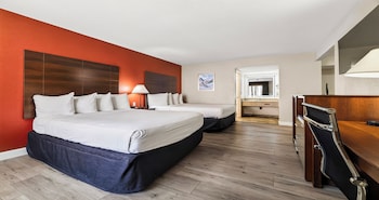 Standard Room, 2 Queen Beds, Non Smoking, Refrigerator & Microwave