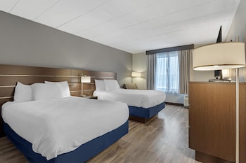 Standard Room, 2 Double Beds, Non Smoking, Refrigerator & Microwave (Pet Friendly)