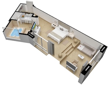 Royale Junior Suite Ocean View - King Size Bed