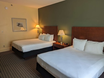 Standard Room, 2 Queen Beds, Non Smoking, Refrigerator & Microwave (Shower Only)
