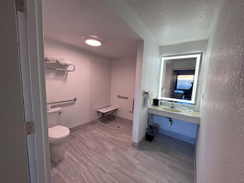 Room, 1 Queen Bed, Roll-in Shower