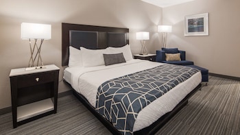 Room, 1 King Bed, Non Smoking, Refrigerator & Microwave (Shower Only;with Sofabed)