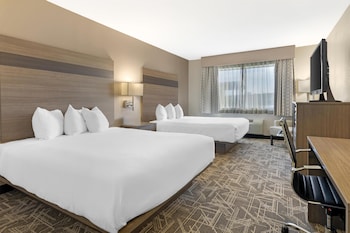 Standard Room, 2 Queen Beds, Non Smoking, Refrigerator & Microwave