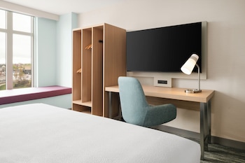 One King Bed, Roll In Shower