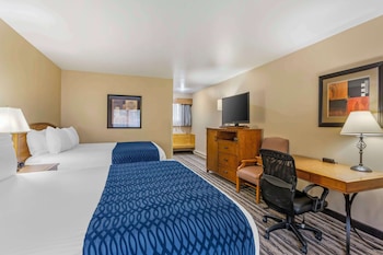 Standard Room, 2 Queen Beds, Non Smoking, Refrigerator & Microwave