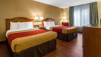 Standard Room, 2 Double Beds, Non Smoking, Refrigerator & Microwave
